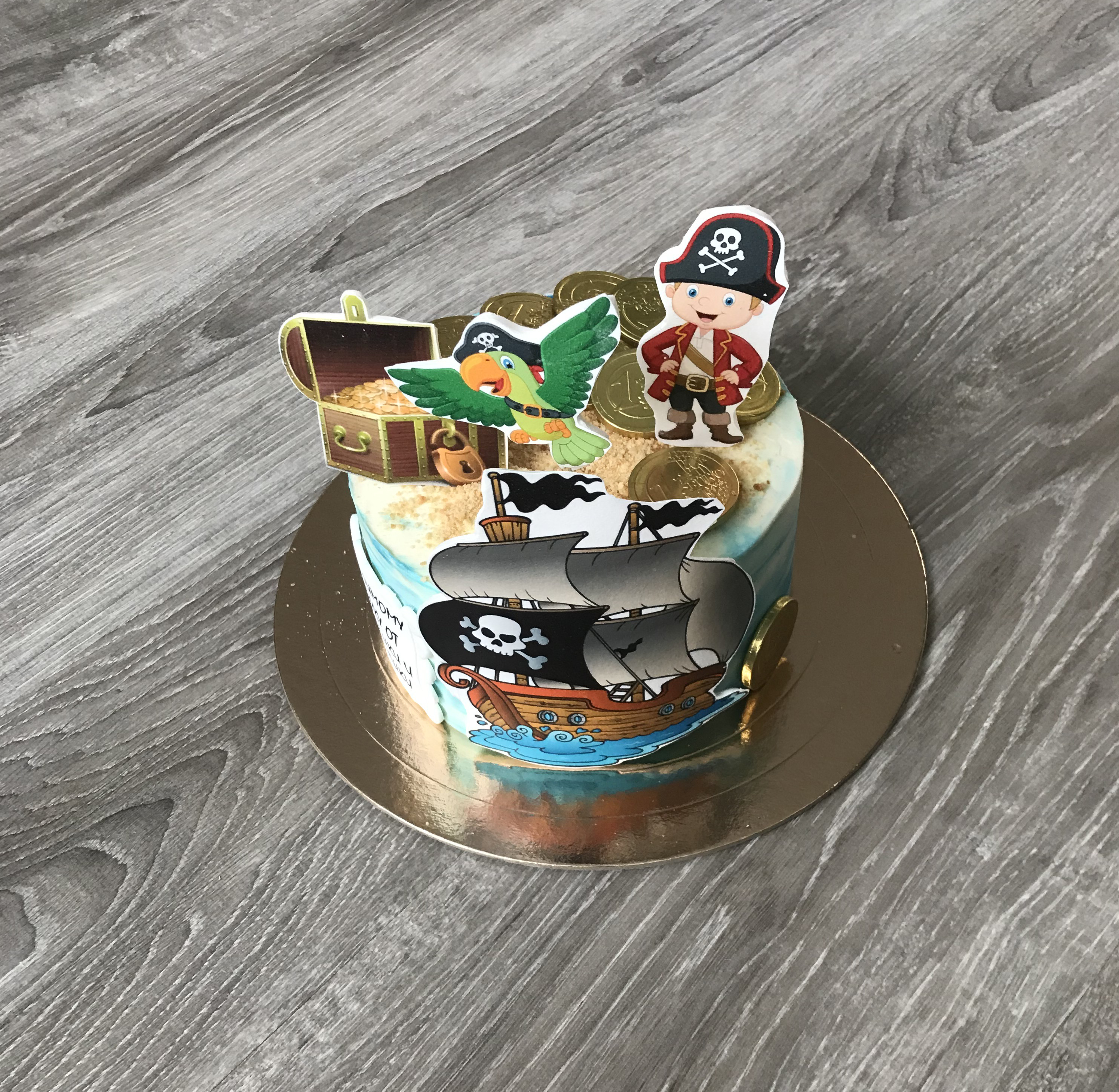Торт с пиратами на заказ от CakeMosCake